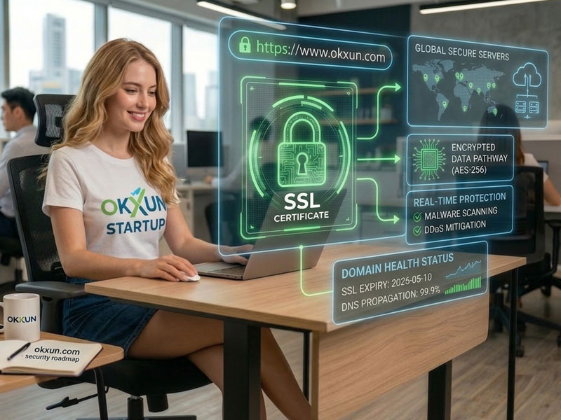 独立站创业出海之网站域名在哪里注册才安全可靠？-okxun.com